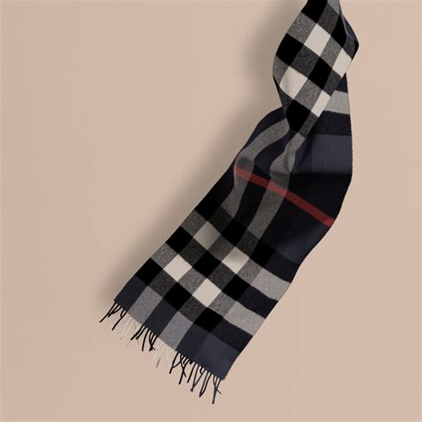 navy burberry scarf|burberry wool scarf.